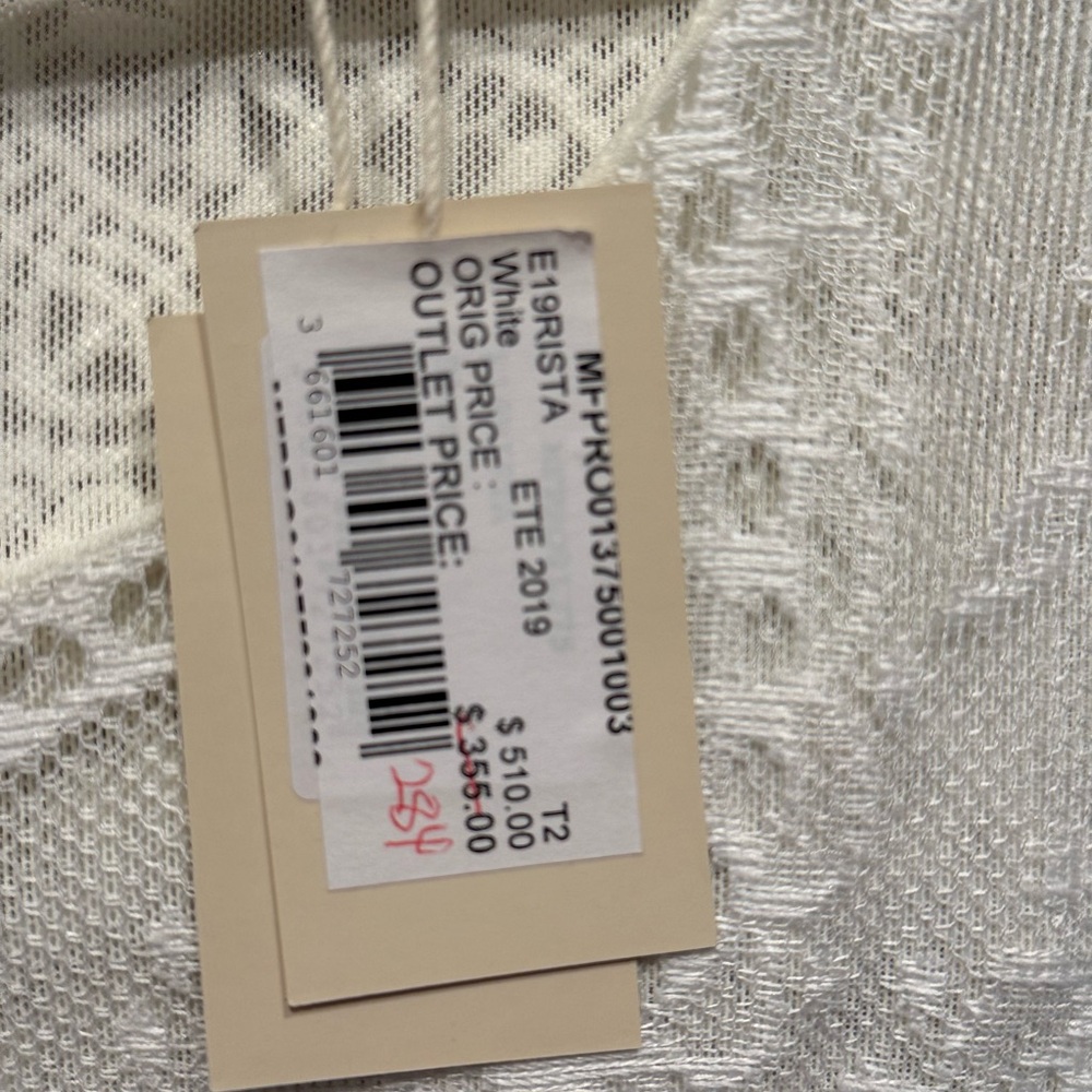 NEW Maje White Lace Mini Dress - Picture 4 of 5